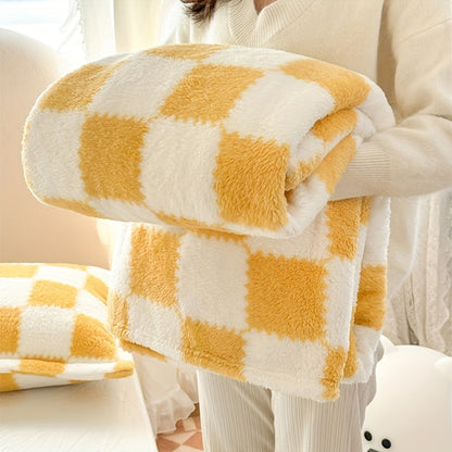 CozyCheck - Flauschige Karo-Decke